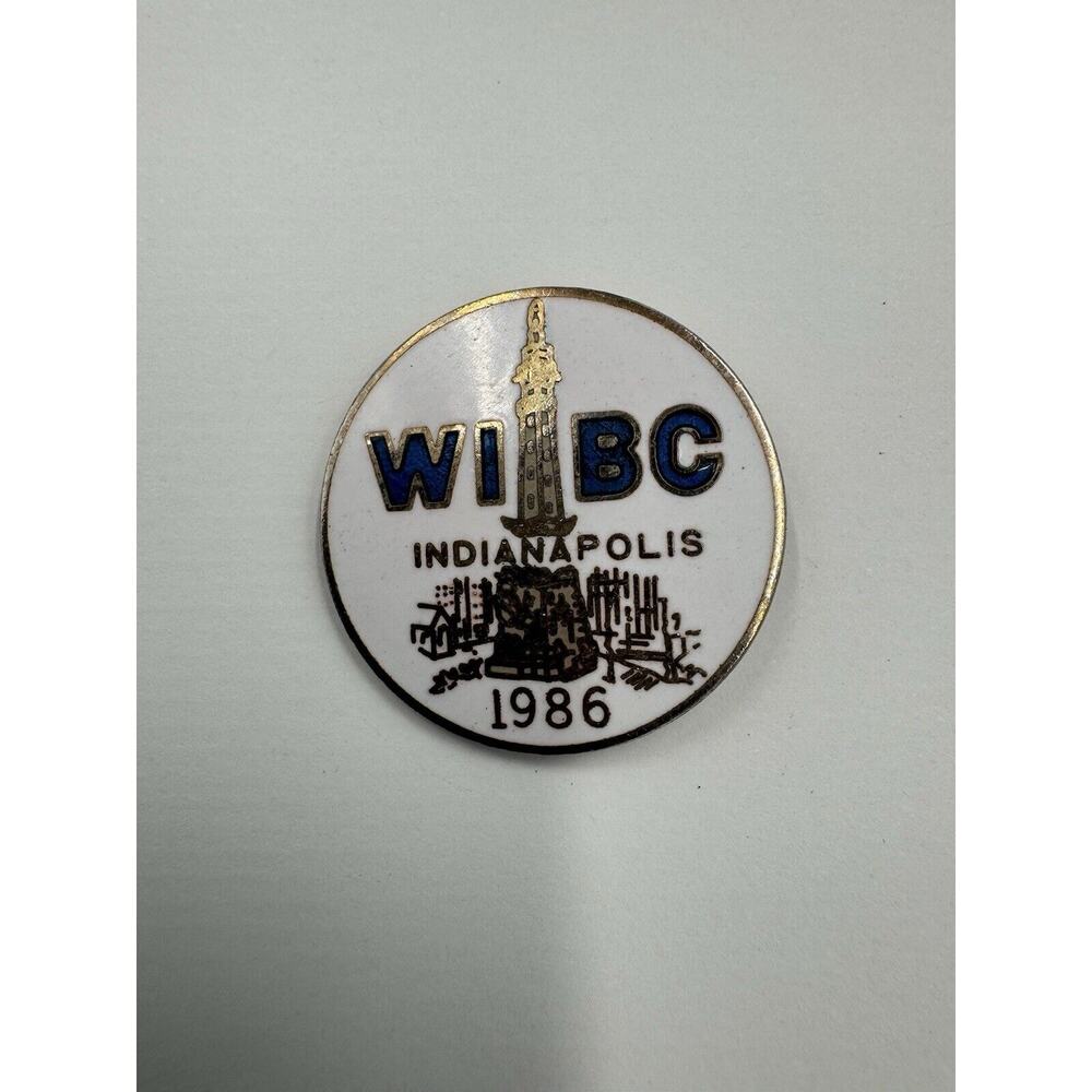Vintage WIBC Indianapolis 1986 Pin‎ Women's International Bowling Congress